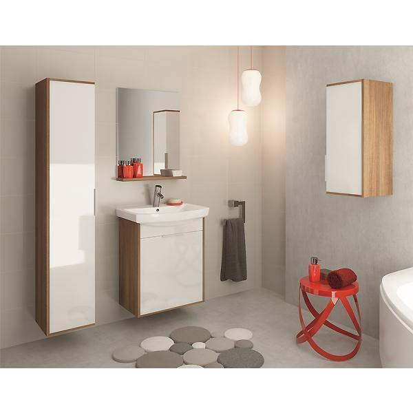 Lavoar suspendat Cersanit, Carina, 55 cm, alb - 4 | YEO