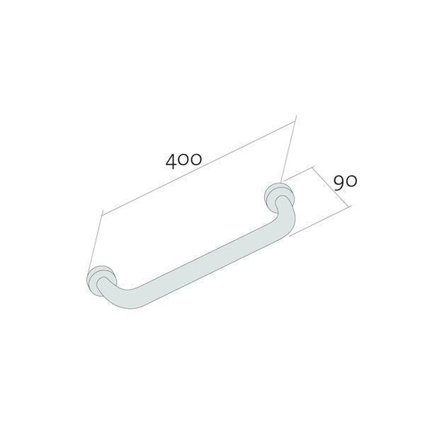 Maner simplu Cersanit, Etiuda, 40 cm - 1 | YEO