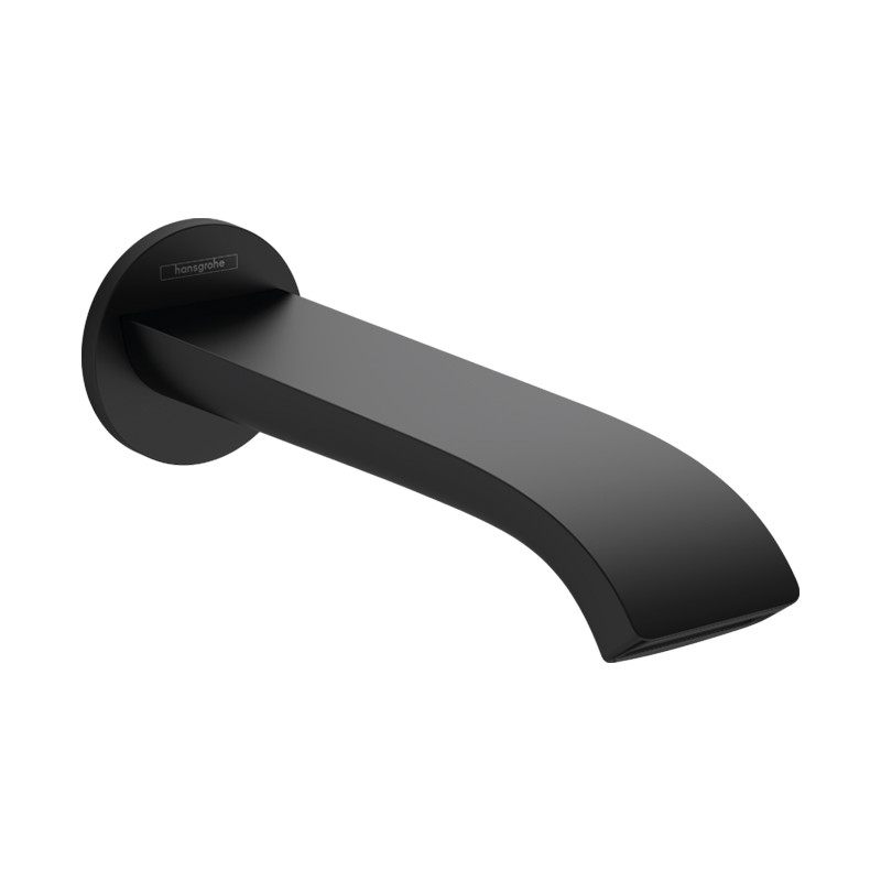 Pipa de umplere pentru cada, Hansgrohe, Vivenis, negru mat