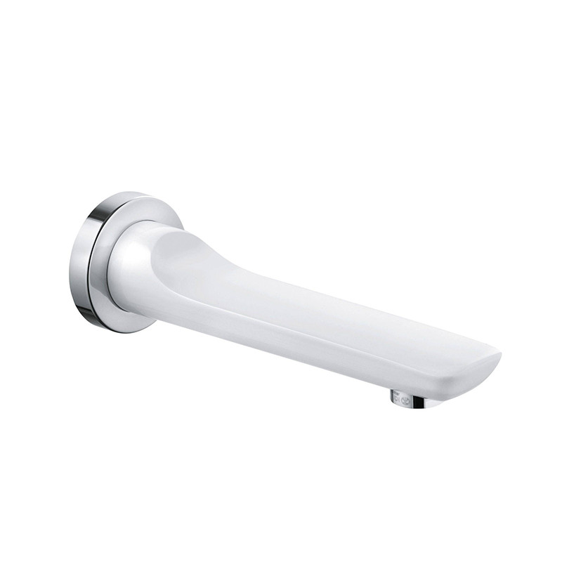 Pipă de umplere pentru cadă, Kludi, Balance, 17 cm, alb mat