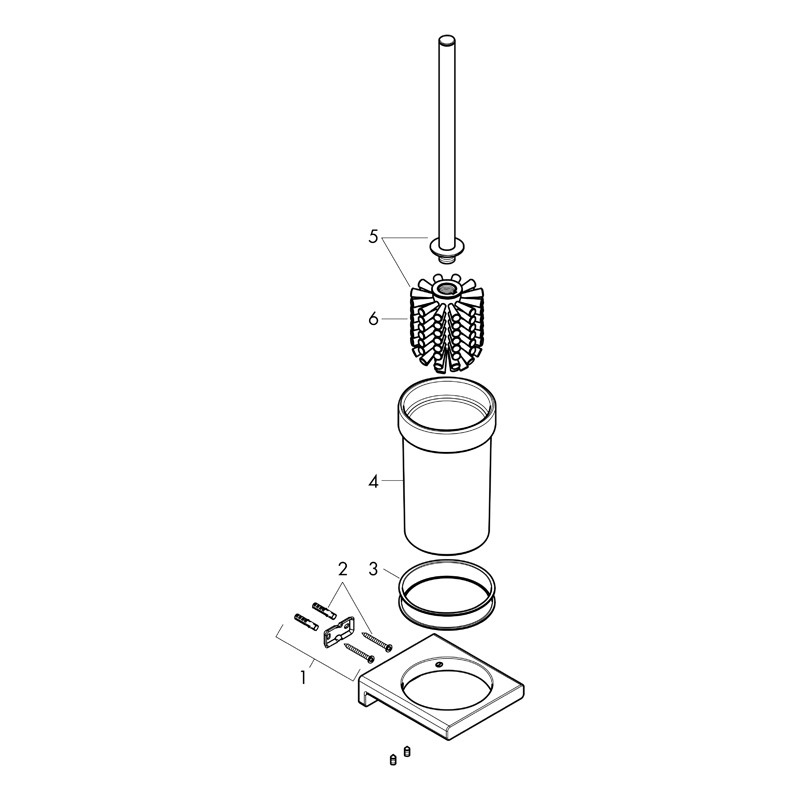 Portperie, Hansgrohe, AddStoris, negru mat - 1 | YEO
