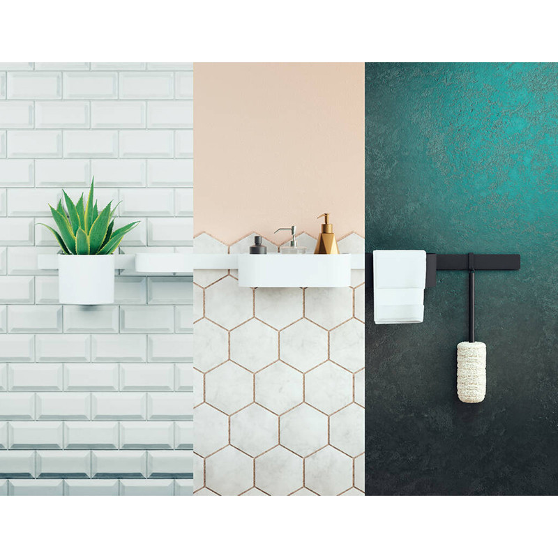 Portprosop, Hansgrohe, WallStoris, negru mat - 3 | YEO