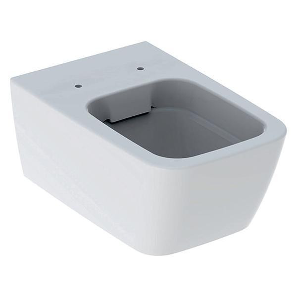 Vas WC suspendat Geberit, iCon Square, rimfree, alb