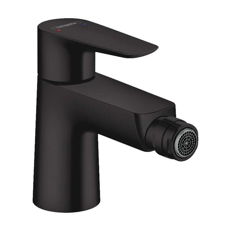Baterie bideu, Hansgrohe, Talis E, negru mat