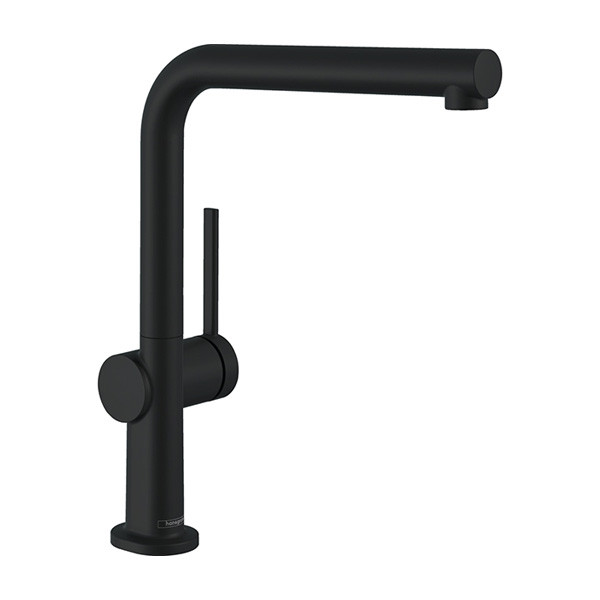 Baterie de bucatarie Hansgrohe, Talis M54 220, negru mat