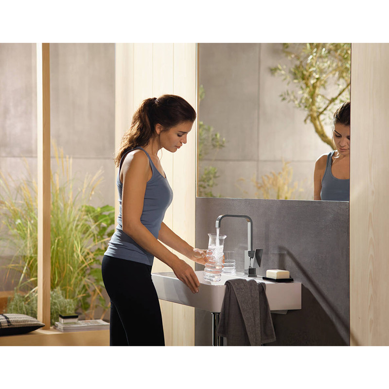 Baterie lavoar, Hansgrohe, Metropol 230, cu ventil, crom - 1 | YEO