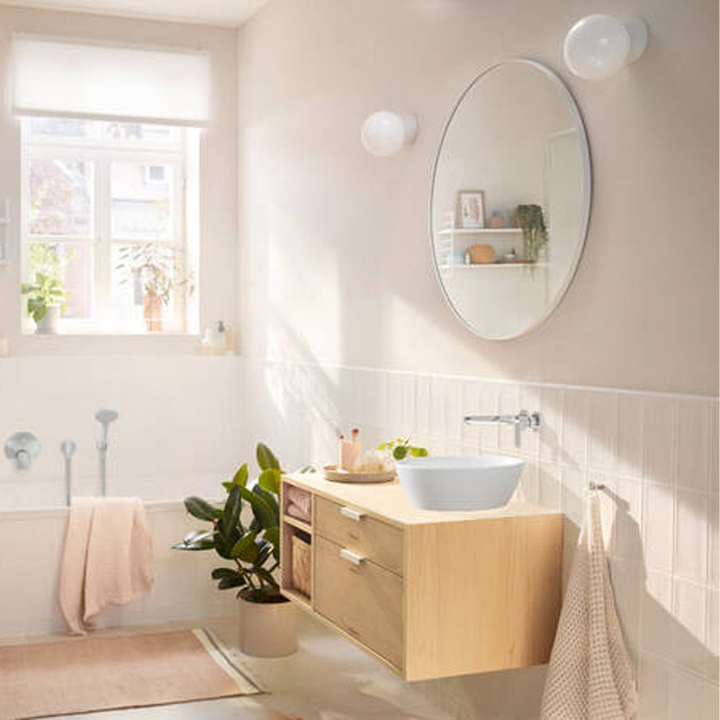 Baterie lavoar Hansgrohe, Rebris S, montaj pe perete, pipa 200 mm - 1 | YEO