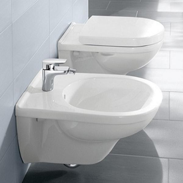 Bideu suspendat Villeroy & Boch, O.Novo, 36 cm, alb alpin - 2 | YEO