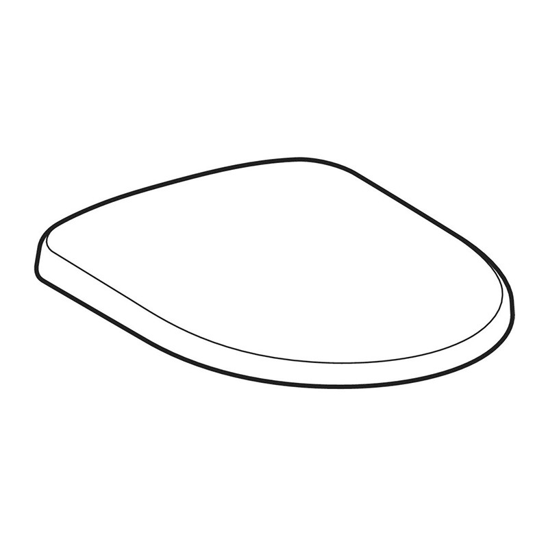 Capac WC, Geberit, Selnova, 36 x 45 cm, alb - 1 | YEO