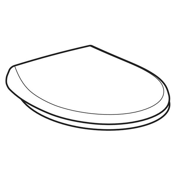 Capac WC, Geberit, Selnova, cu colac WC pentru copii, alb - 1 | YEO