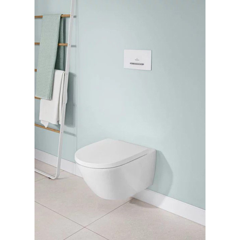 Capac WC, Villeroy & Boch, Subway 3.0, cu soft close și quick release, alb, 8M42S101 - 1 | YEO