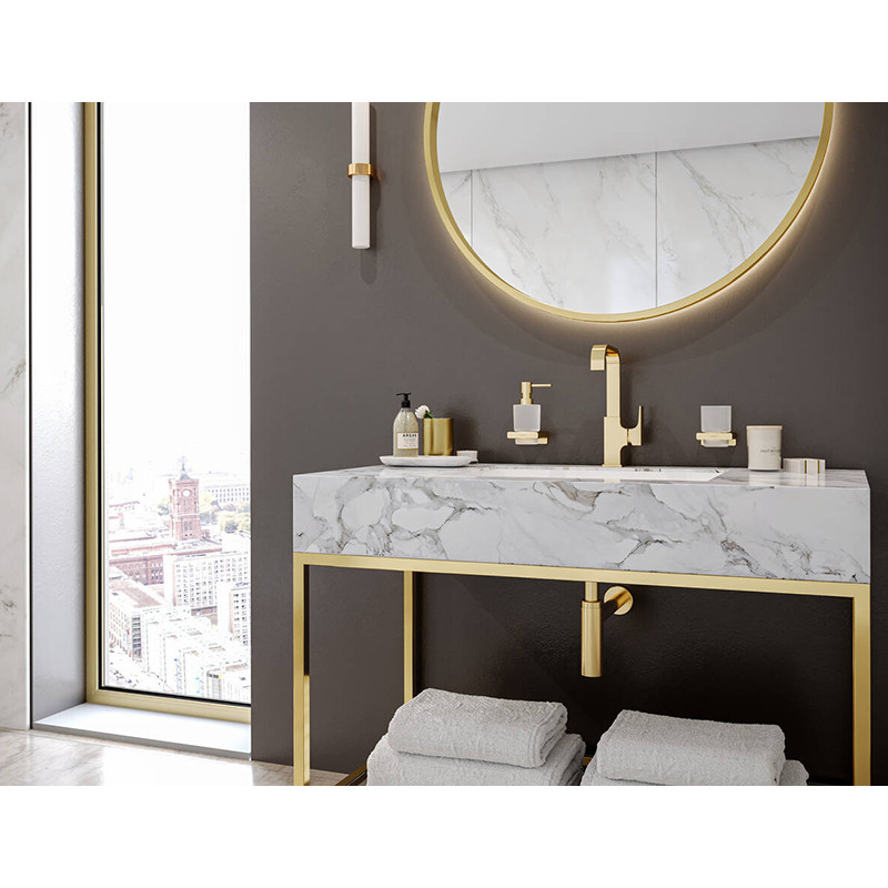 Dozator sapun, Hansgrohe, AddStoris, auriu - 2 | YEO