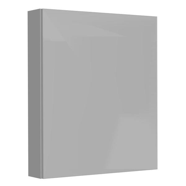 Dulap cu oglinda suspendat, Kolpasan, Naomi, cu o usa, 60 cm, alb - 1 | YEO