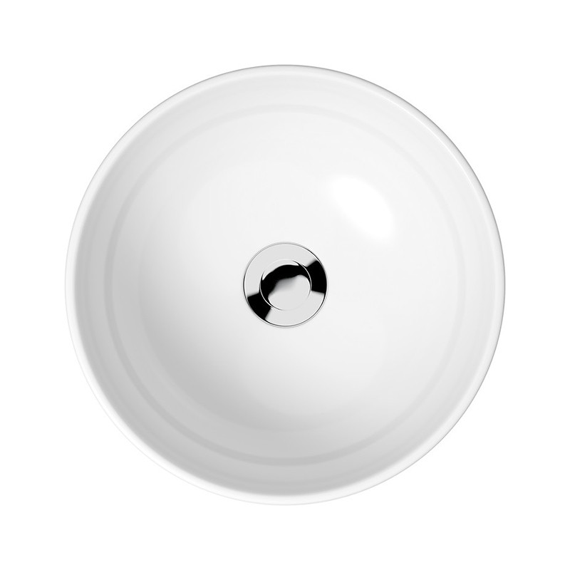 Lavoar pe blat, Cersanit, Moduo, rotund, 35 cm, alb - 1 | YEO