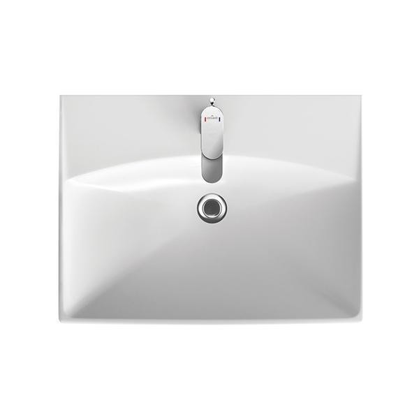 Lavoar pentru mobilier Cersanit, City, 60 cm, alb - 4 | YEO