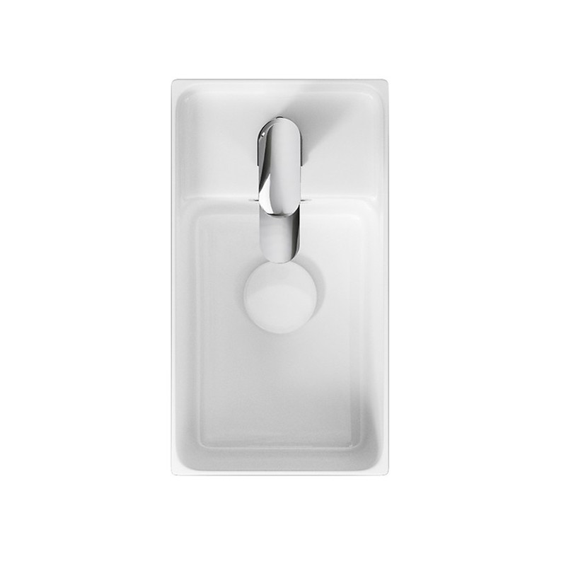Lavoar pentru mobilier, Cersanit, Crea, dreptunghiular, 40 cm, alb - 1 | YEO