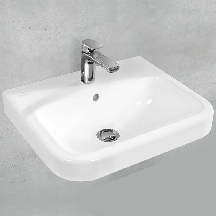Lavoar suspendat Villeroy & Boch, Architectura, dreptunghiular, 60 cm, alb alpin - 2 | YEO