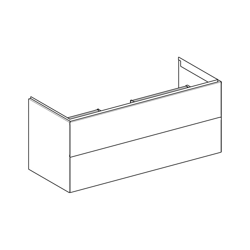 Mobilier suspendat, Geberit, ONE, pentru lavoar, 120 cm, lava - 1 | YEO
