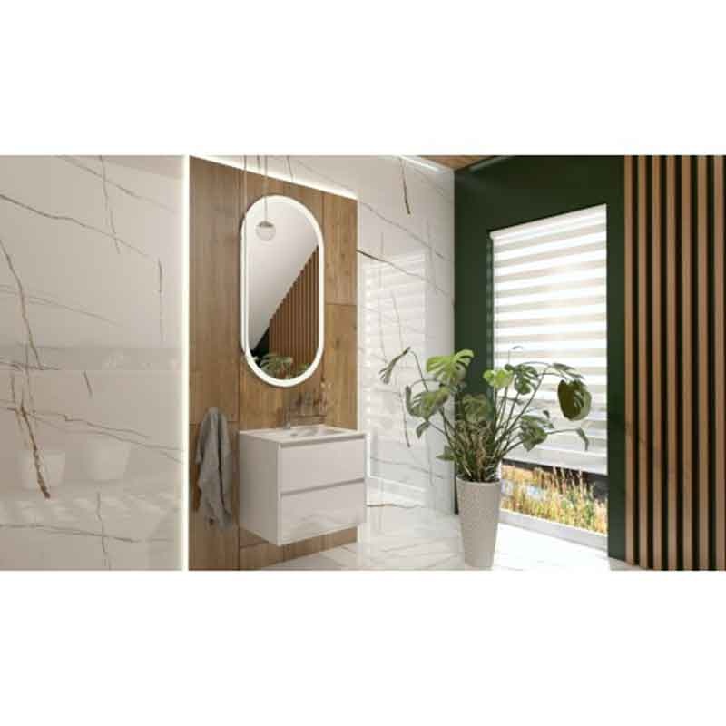 Mobilier suspendat pentru lavoar, Spectrum, Manitoba, 60 cm, alb - 3 | YEO