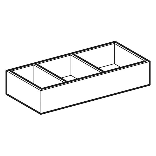Organizator pentru sertar, Geberit, Xeno2, pentru mobilier de lavoar, gri - 1 | YEO