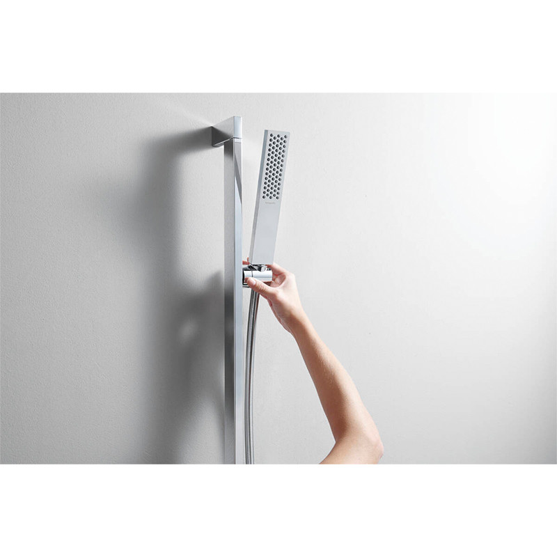 Pară de duș, Hansgrohe, Pulsify E 100, 1 jet, EcoSmart, crom - 1 | YEO