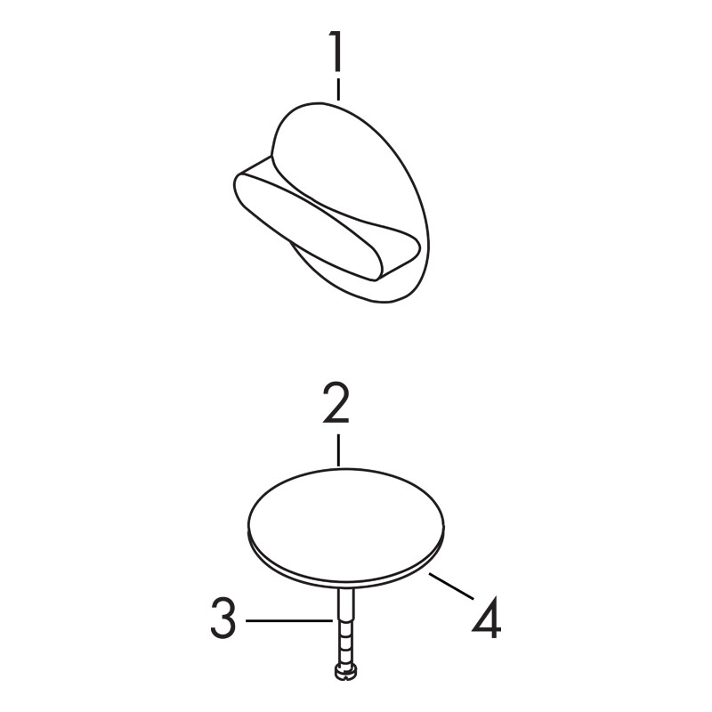 Set de ornamente, Hansgrohe, pentru instalatiile de cada Flexaplus, bronz periat - 1 | YEO