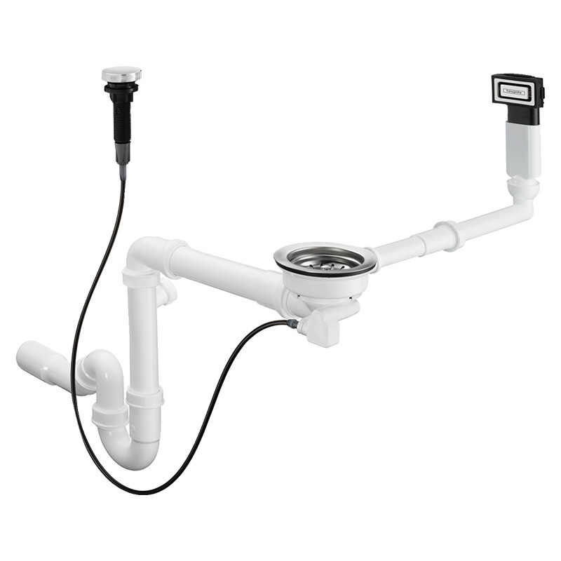 Set sifon automat pentru chiuveta, Hansgrohe, D16-11
