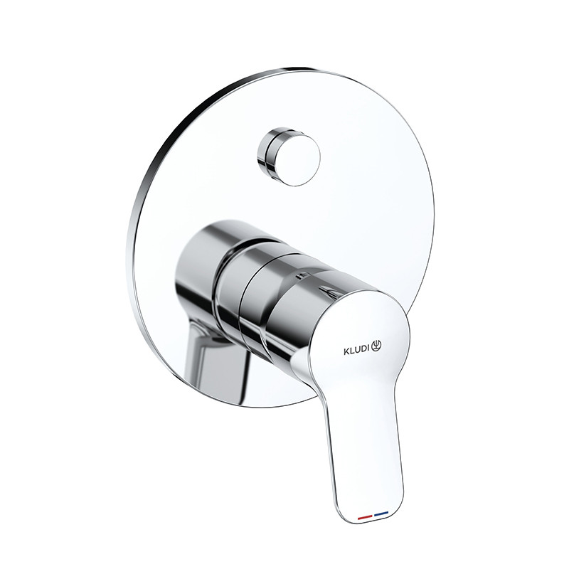 Baterie cadă - duș, Kludi, Pure & Easy, crom, 377590565