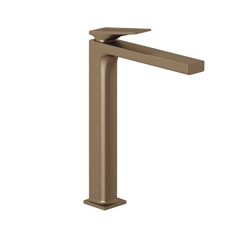 Baterie înaltă pentru lavoar Kludi, Decus 240, fără ventil, brushed bronz