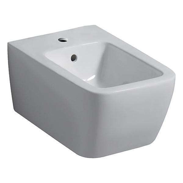 Bideu suspendat Geberit, iCon Square, alb