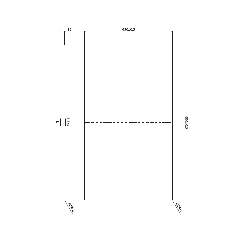 Blat pentru lavoar Cersanit, Larga 80 cm, alb - 1 | YEO