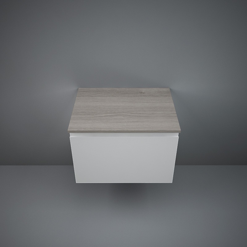 Blat pentru mobilă baie Rak, Plano 60 cm, grey elm