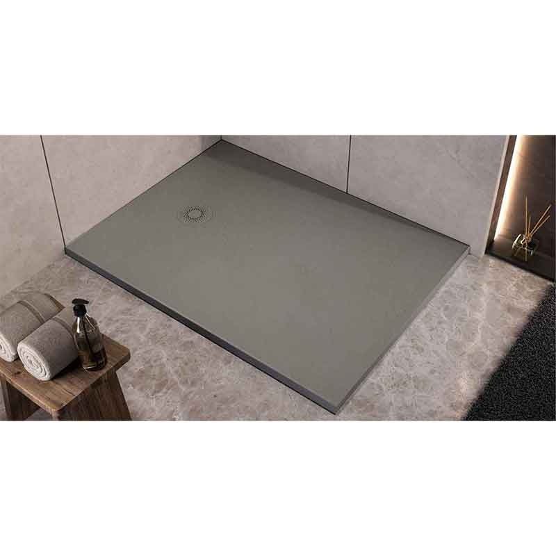 Cădiță de duș Kolpasan, Hopp, din Cast Marble, 90 x 90, manhattan - 1 | YEO