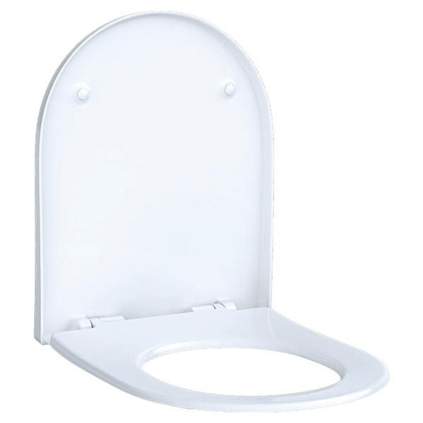 Capac WC Geberit, Acanto, soft close si quick release, alb