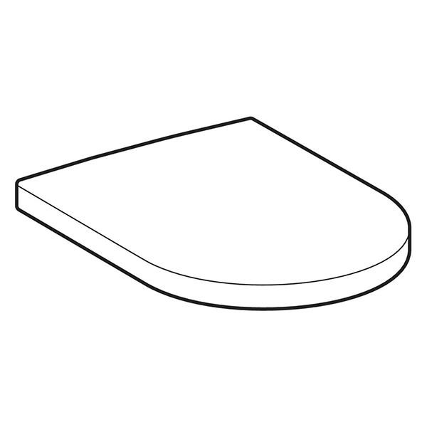 Capac WC Geberit, iCon, alb - 1 | YEO