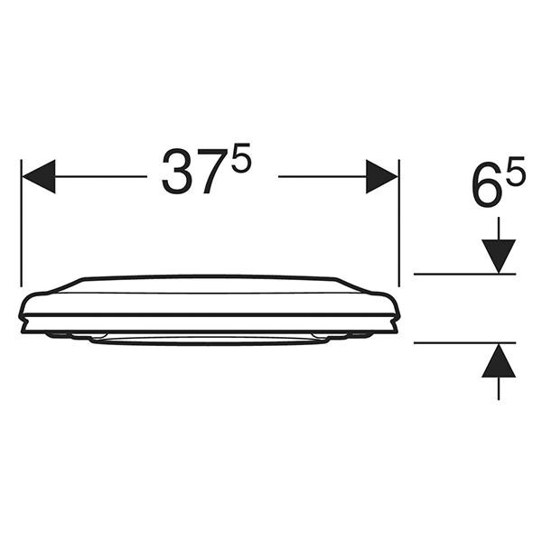 Capac WC, Geberit, Selnova, cu colac WC pentru copii, alb - 2 | YEO