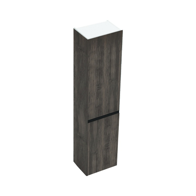 Dulap înalt stativ Kolpasan, Harmony 45, cu 2 uși, dark oak