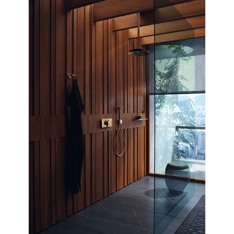 Furtun de duș, Axor, Starck, 125 cm, auriu lucios, 28282990 - 2 | YEO