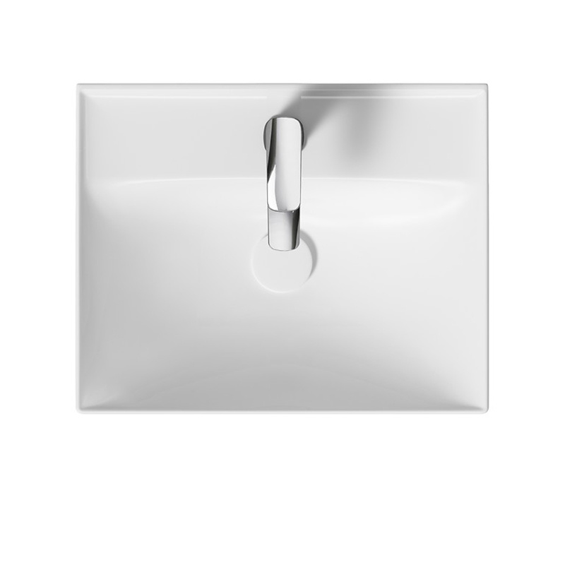 Lavoar pentru mobilier, Cersanit, Larga, dreptunghiular, 50 cm, alb - 1 | YEO