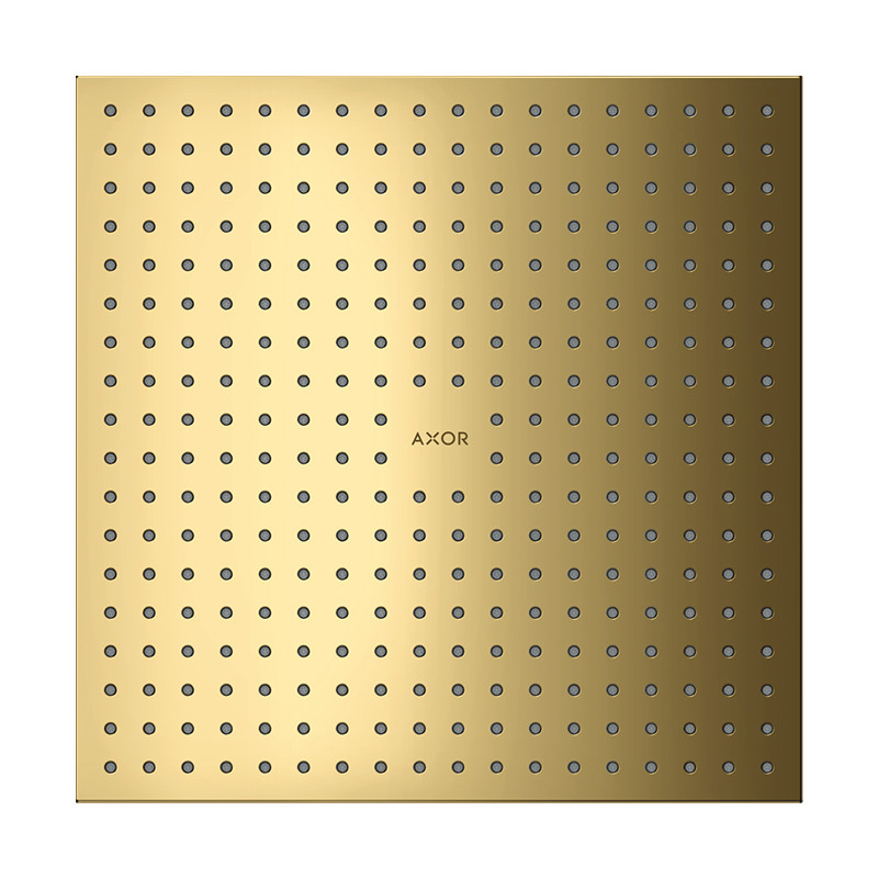 Pălărie de duș, Axor, ShowerSolution, 1 jet, 30 x 30 cm, auriu lucios, 35317990