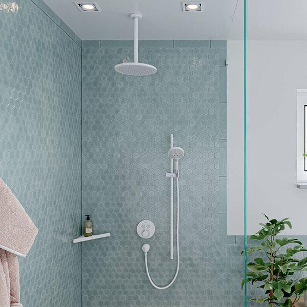 Palarie de dus fix, Hansgrohe, Croma 280, alb mat - 1 | YEO