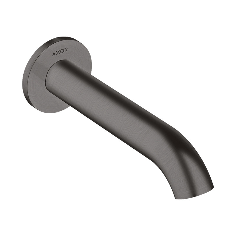 Pipă pentru cadă, Axor, Uno, lungime 17,8 cm, negru cromat periat, 38411340
