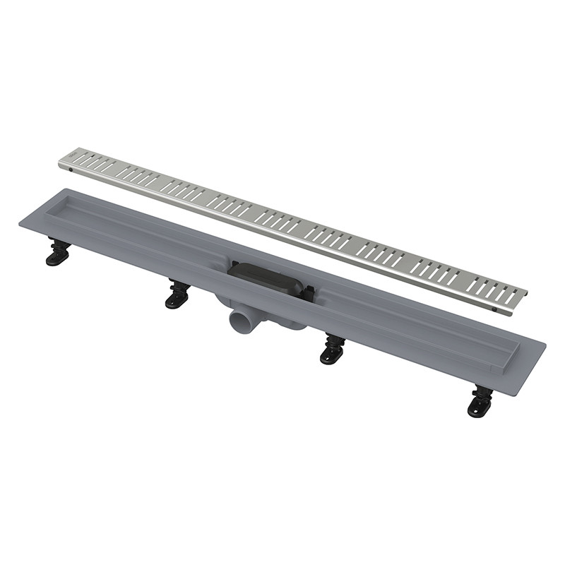 Rigola pentru dus, Alcadrain, Simple, cu gratar, 95 cm