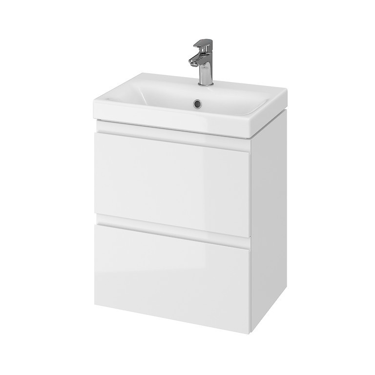 Set B273 mobilier cu lavoar Cersanit, Moduo 50 cm, montat, alb