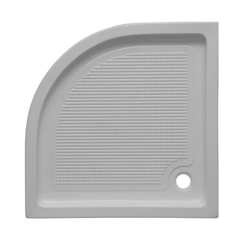 Set complet cabina de dus Kolpasan Eco Quat si cadita de dus Belform Bella cu set dus Ferro Trevi Black - 2 | YEO