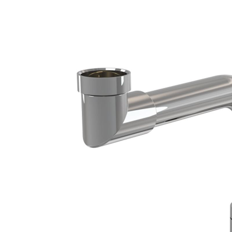 Sifon lavoar Alcadrain, metal, pentru economie de spatiu, crom - 1 | YEO