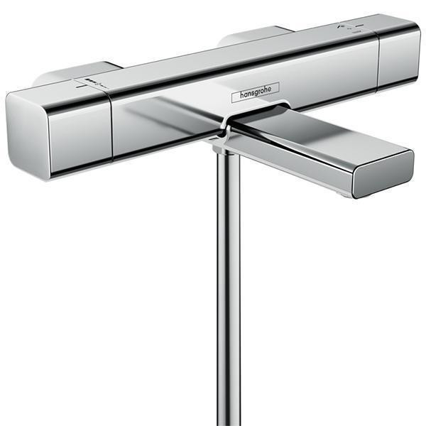 Baterie cada dus Hansgrohe, Ecostat E, termostatata, crom