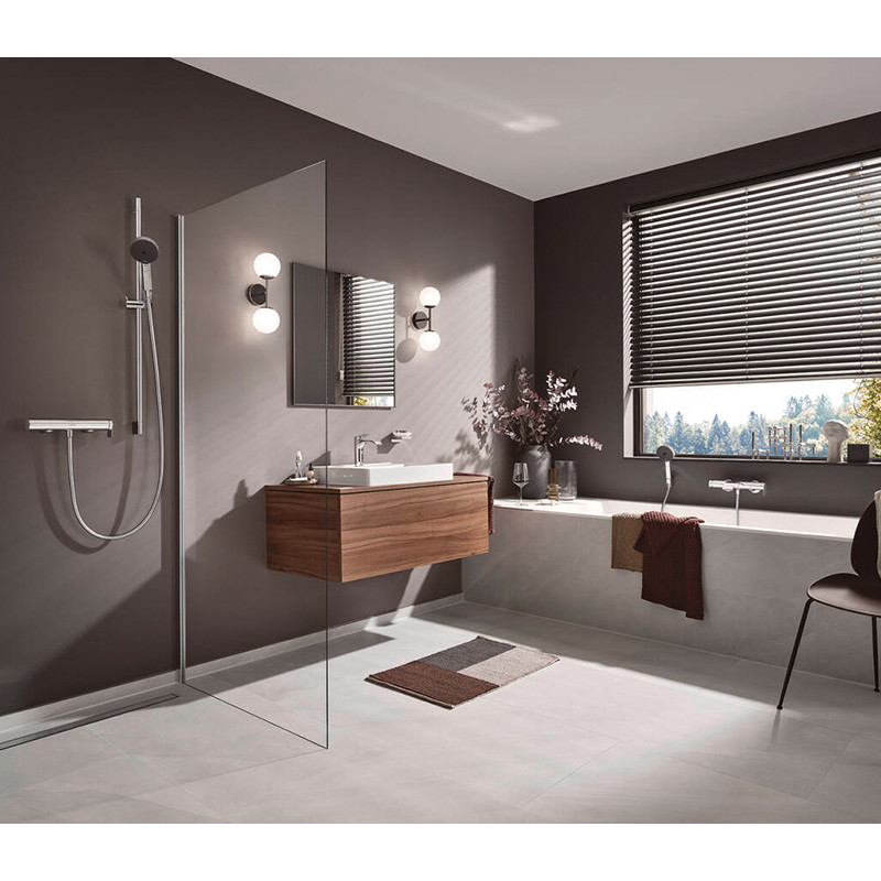 Baterie cada - dus, Hansgrohe, Vivenis, crom - 1 | YEO