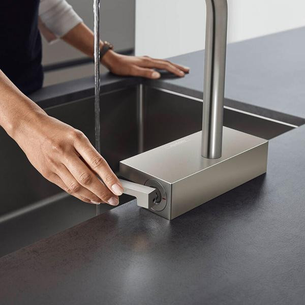 Baterie de bucatarie, Hansgrohe, Aquno Select M81 250, 2jet, sBox, crom - 1 | YEO