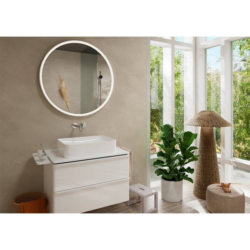 Baterie lavoar cu montaj pe perete, Hansgrohe, Tecturis S, EcoSmart+, cu pipă de 22,5 cm, crom, 73351000 - 2 | YEO